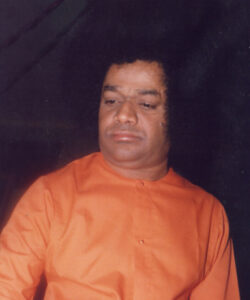 Shri Sathya Sai Baba serene compassionate blessing image