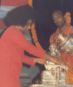 Shri Sathya Sai Baba sacred smiling divine image