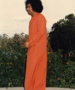 Shri Sathya Sai Baba sacred smiling divine image