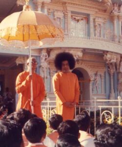 Shri Sathya Sai Baba sacred compassionate darshan image
