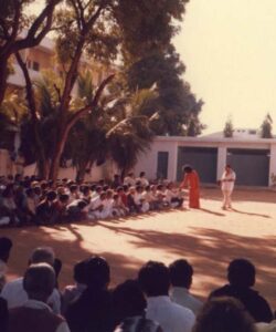 Shri Sathya Sai Baba serene spiritual temple image