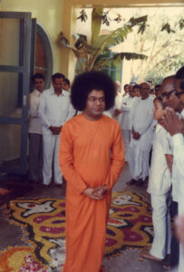 Shri Sathya Sai Baba divine darshan radiant picture