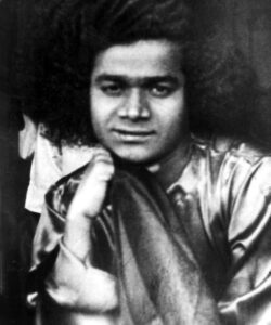 Shri Sathya Sai Baba sacred compassionate darshan image