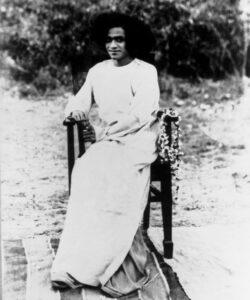 Shri Sathya Sai Baba sacred darshan peaceful picture