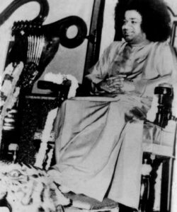 Shri Sathya Sai Baba sacred devotional singing image