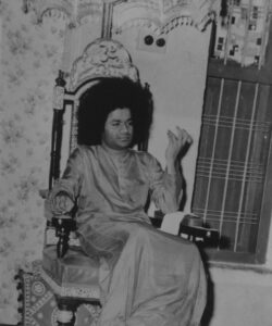 Shri Sathya Sai Baba calm uplifting sacred picture