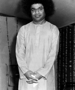 Shri Sathya Sai Baba tranquil divine blessing photo