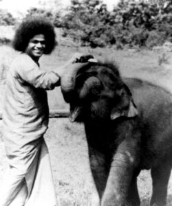 Shri Sathya Sai Baba sacred radiant divine image