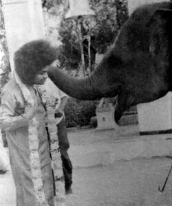 Shri Sathya Sai Baba sacred smiling temple photo