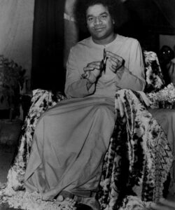 Shri Sathya Sai Baba radiant compassionate spiritual guide photo