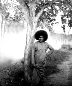 Shri Sathya Sai Baba divine compassionate gaze image