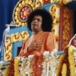 Bhagwan Shri Sathya Sai Baba compassionate spiritual portrait image