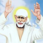 Shirdi Sai Baba blessing devotees artwork image