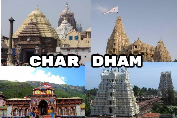 Char Dham pilgrimage temples collage image, Chote Char Dham