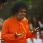 Shri Sathya Sai Baba tranquil divine temple image