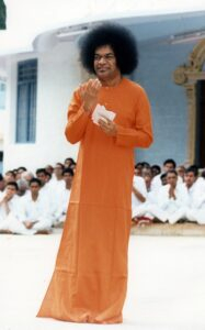 Bhagwan Shri Sathya Sai Baba compassion picture.