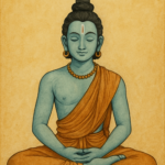 Jivatma meditation illustration image