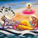 Lord Vishnu with Lakshmi image