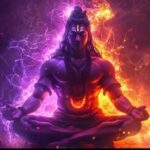 Lord Shiva meditating image
