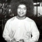 Shri Sathya Sai Baba smiling portrait image