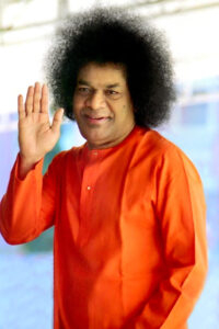 Shri Sathya Sai Baba blessing portrait