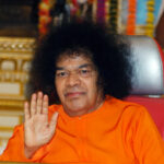 Shri Sathya Sai Baba blessing portrait