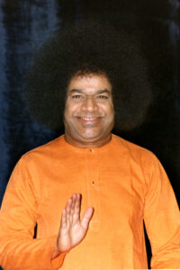 Shri Sathya Sai Baba blessing portrait