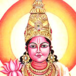 Goddess Gayatri portrait image