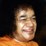 Portrait of Sathya Sai Baba picture.