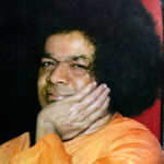 Serene spiritual leader Sathya Sai Baba picture