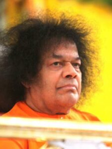 Shri Sathya Sai Baba Sacred Darshan Portrait Image