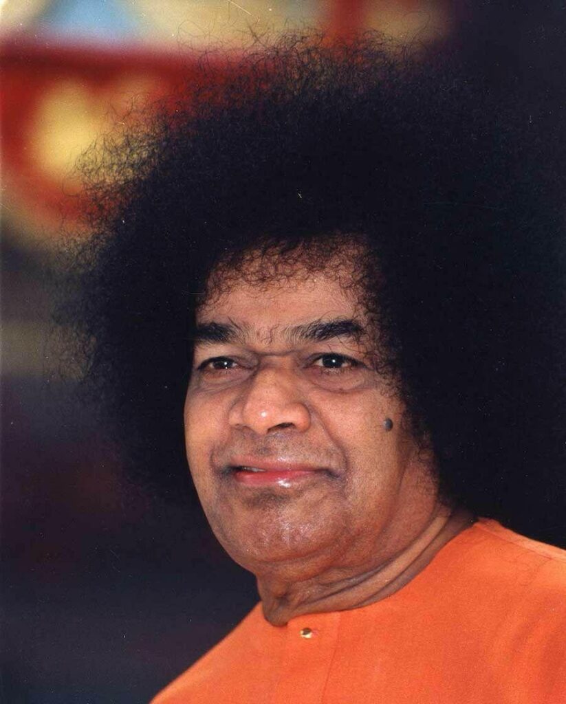 Shri Sathya Sai Baba Meditation Peaceful Posture Photo