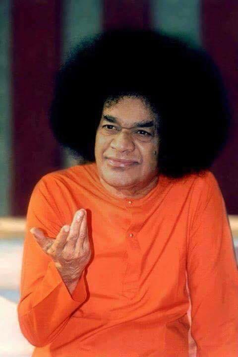 Letting Go is Letting God In 55 Bhagwan Shri Sathya Sai Baba divine spiritual portrait image
