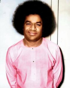 Shri Sathya Sai Baba smiling portrait photo