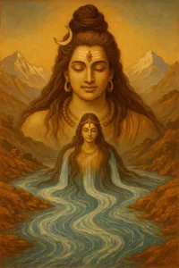 Lord Shiva and Goddess Ganga image