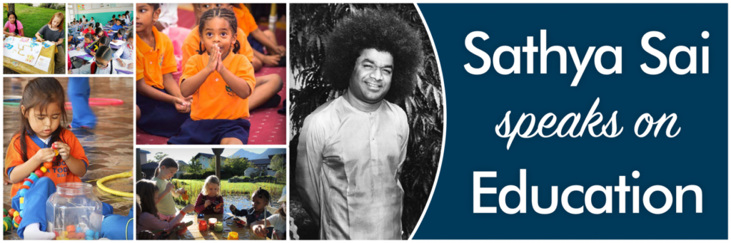 sathya sai speaks on education banner