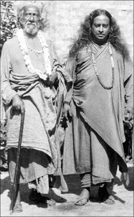 yogananda sri yukteswar india return 1935 36