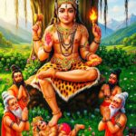 Lord Dakshinamurthy Teaching Sacred Wisdom To Enlightened Sages