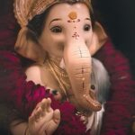 Lord Ganesha blessing devotees with divine grace