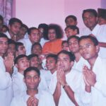 Bhagwan Shri Sathya Sai Baba with students image
