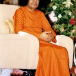 Bhagwan Shri Sathya Sai Baba seated image