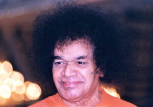 Bhagwan Shri Sathya Sai Baba smiling with divine grace