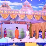 Sri Sathya Sai retreat play with devotees