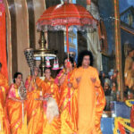Bhagwan Shri Sathya Sai Baba in procession picture