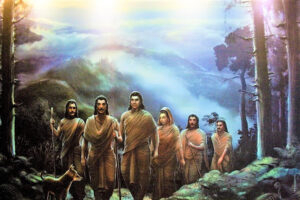 Pandavas final journey through Himalayas image