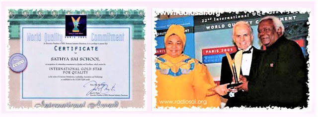 Sathya Sai School Ndola wins award