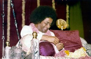 Bhagwan Shri Sathya Sai Baba smiling image