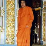 Sri Sathya Sai Baba walking with divine grace