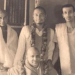 Swami Sivananda with devoted disciples