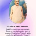 Swami Sivananda encourages daily Vedantic spiritual study